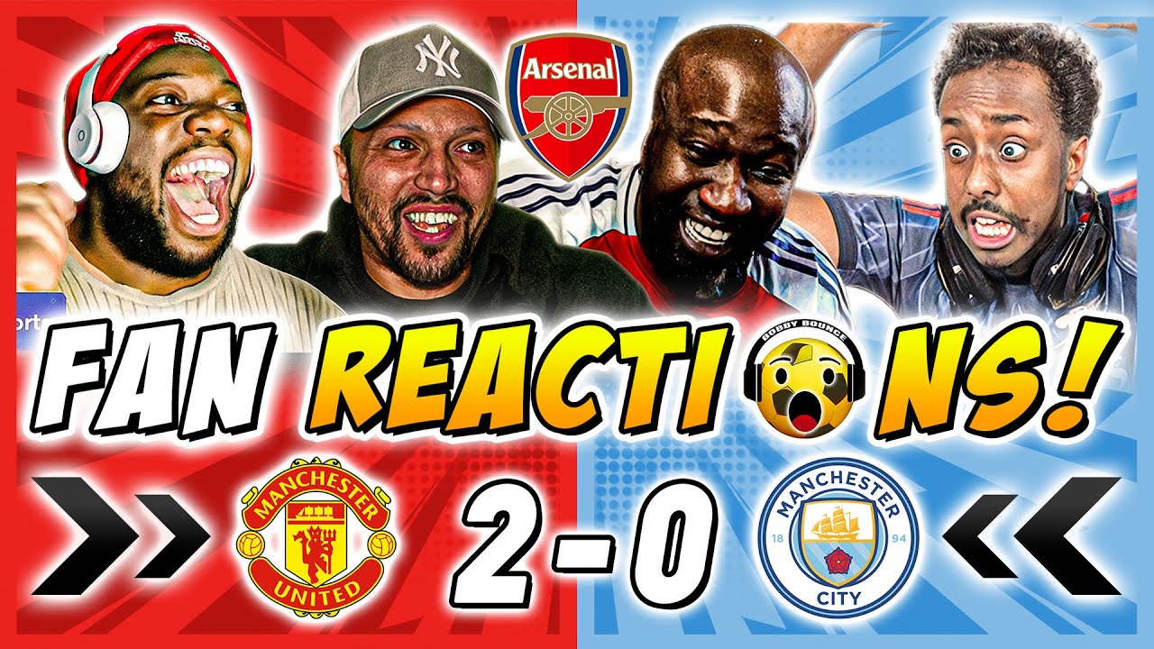 Arsenal Fans ORGASMIC 🤣 Reactions to Man United 2-0 Man City | Premier League Fan Reactions