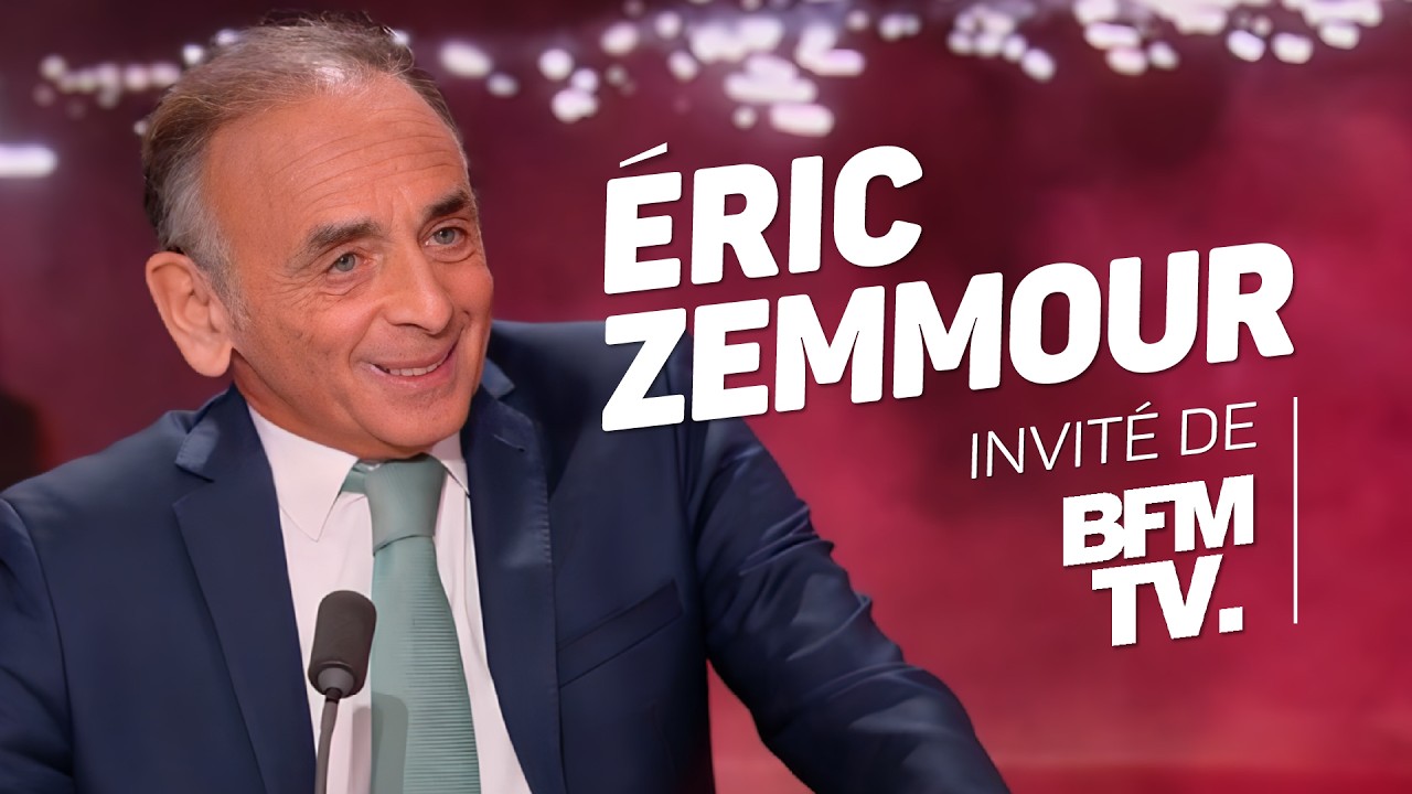 &Eacute;ric Zemmour sur BFMTV : Nous mettrons en place l&rsquo;immigration n&eacute;gative !