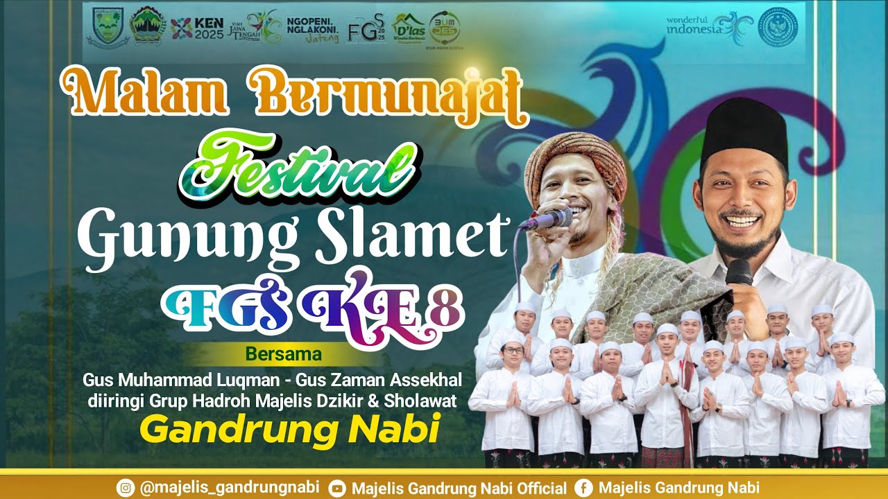 🔴🔵[LIVE] MALAM BERMUNAJAT FESTIVAL GUNUNG SLAMET KE- 8 BERSAMA MAJELIS GANDRUNG NABI