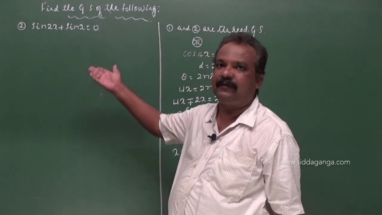 1 PUC - MATHEMATICS - TRIGONOMETRY - PART 22