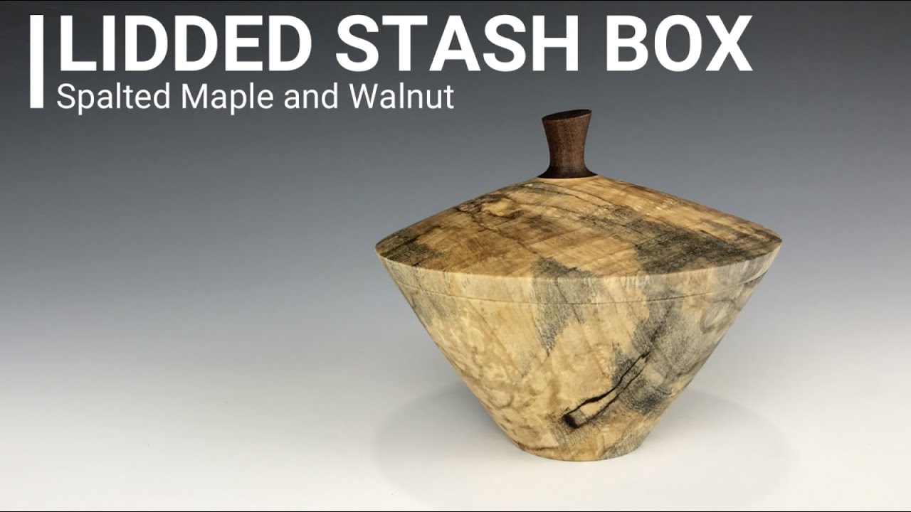 Turning a Lidded Stash Box - Woodturning Project