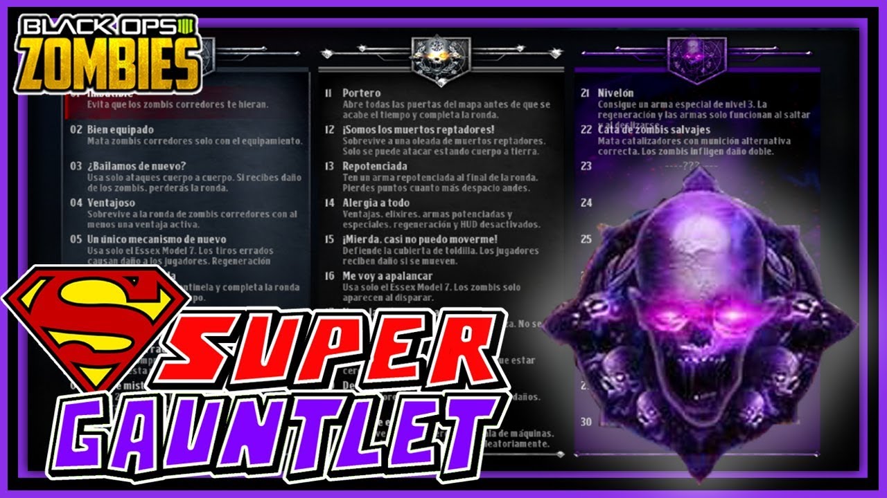 GAUNTLET HARD MODE ZOMBIES BLACK OPS 4 CALL OF DUTY