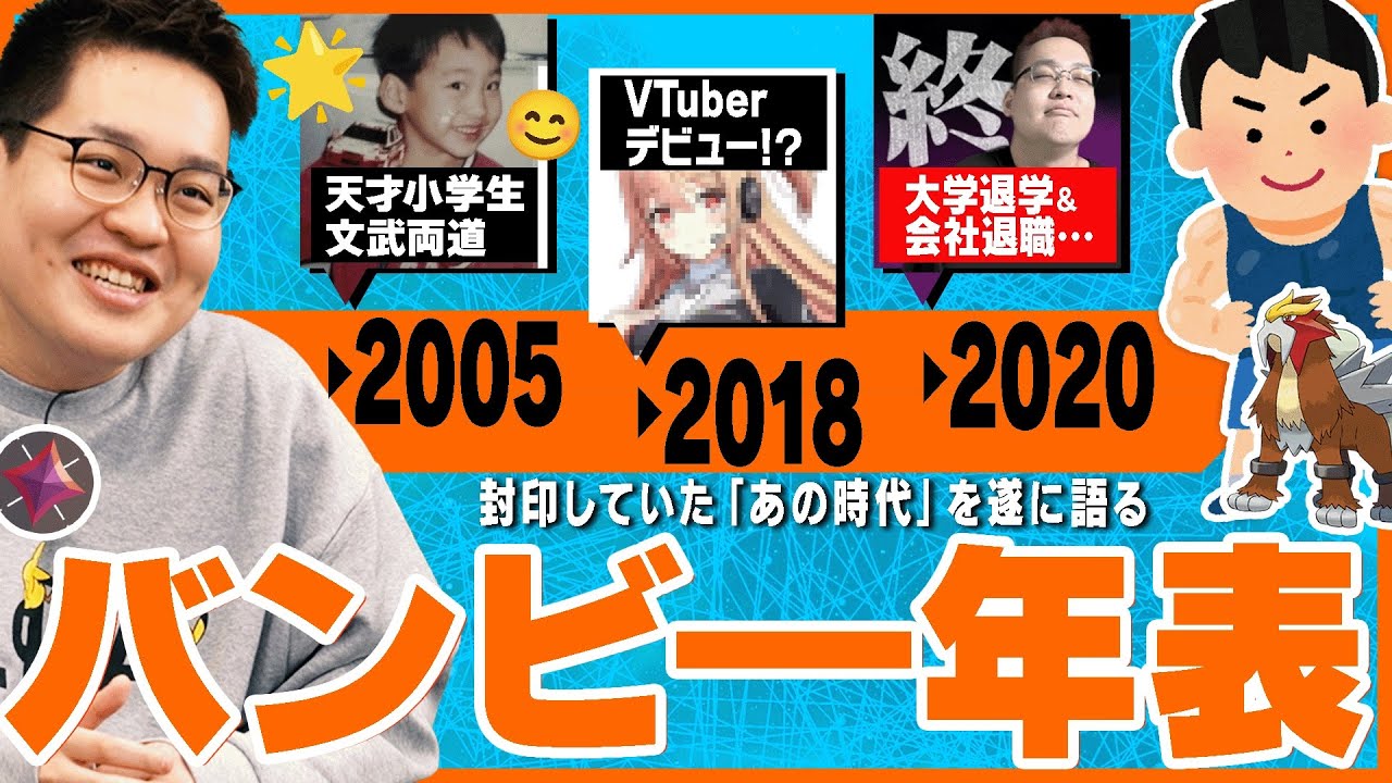 ポケモン世界1位、大学中退、VTuber会社からスカウト…⁉️波乱万丈な人生をたっぷり語る。