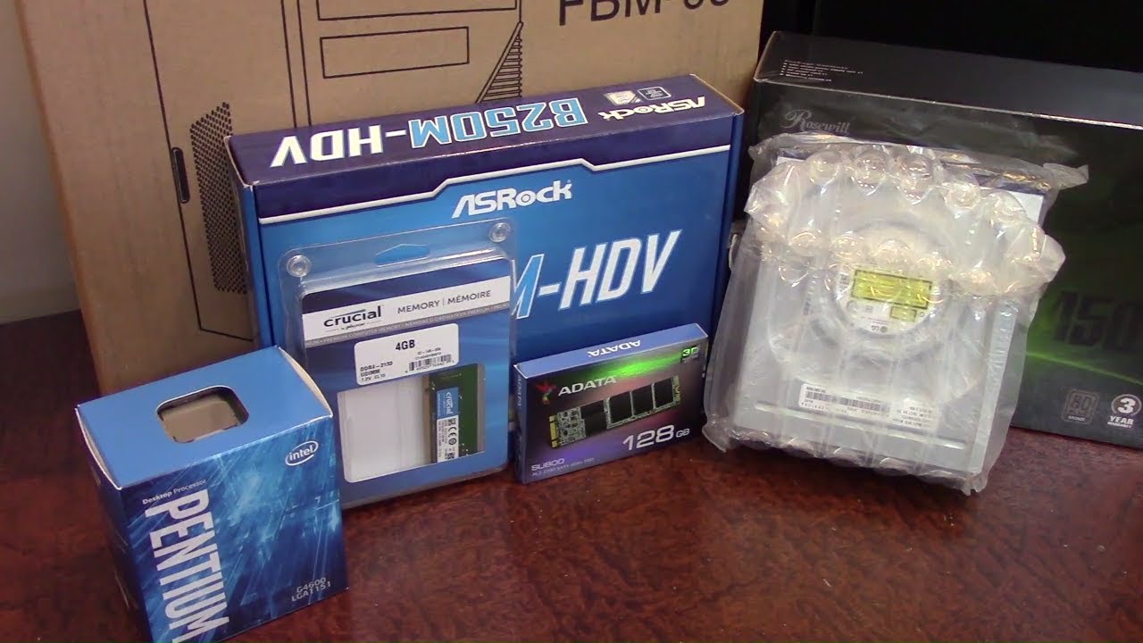 $300 Pentium Budget PC Build - August 2017