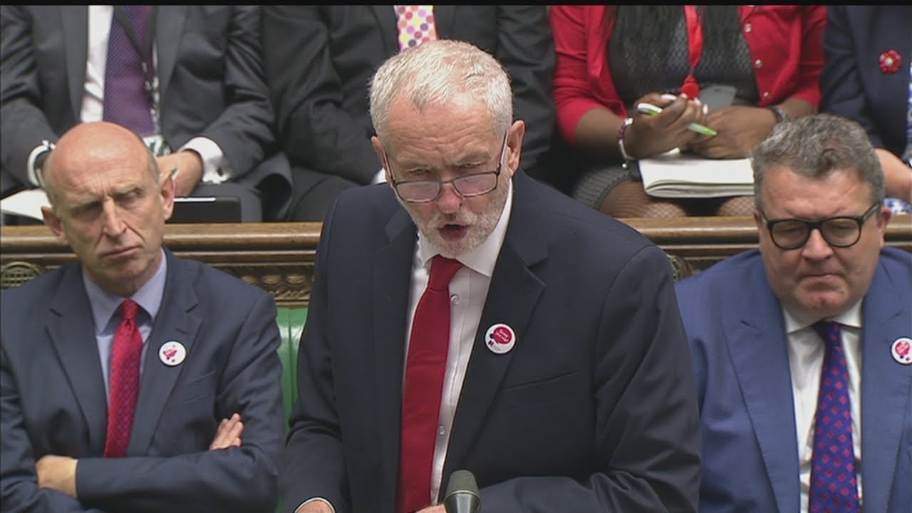 Theresa May and Jeremy Corbyn go head-to-head in PMQs