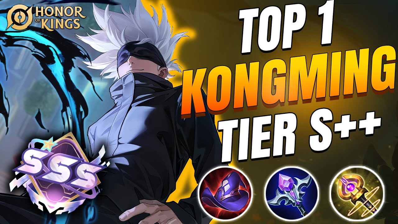 TOP 1 KONGMING 💥 DESTROYS EVERYONE in HIGH RANK | Honor of Kings