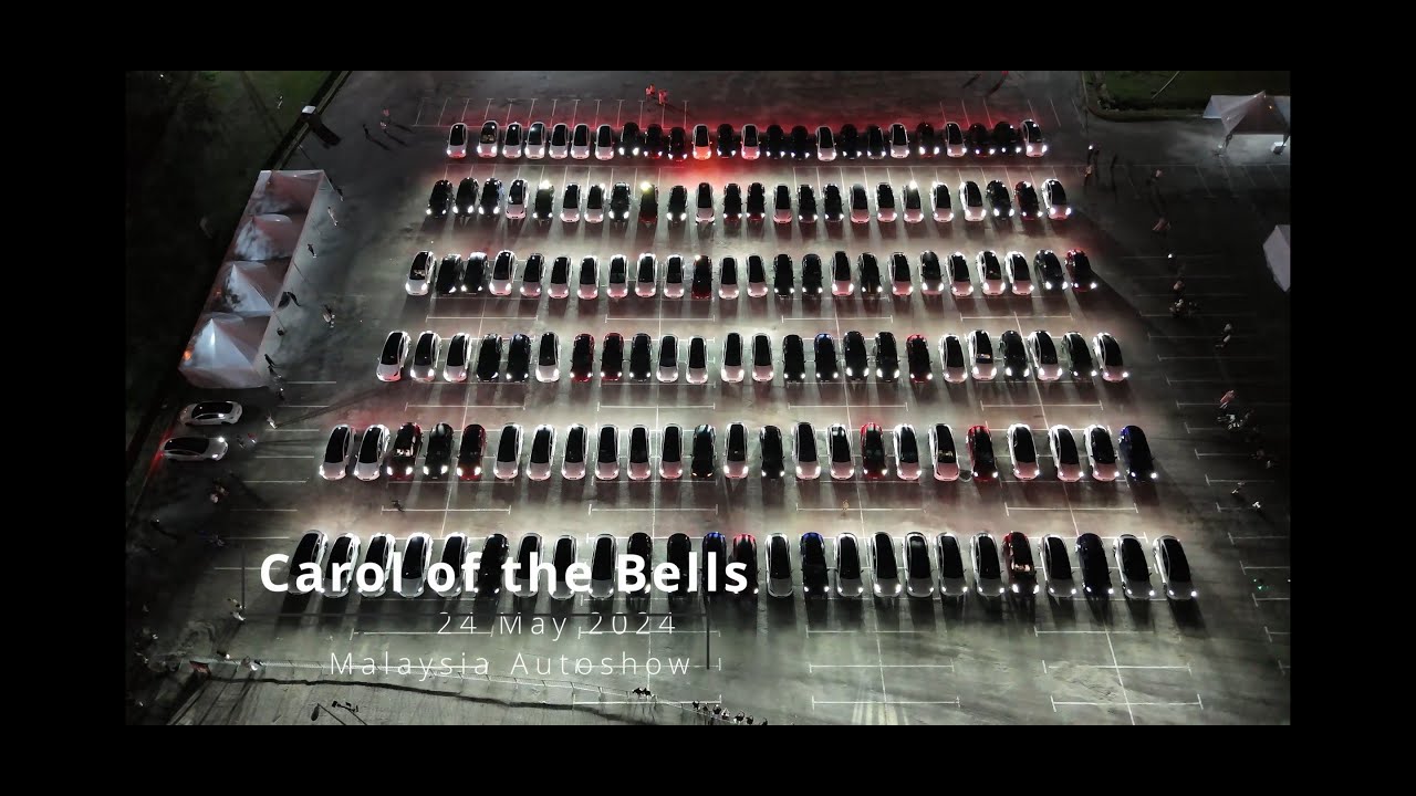 [Tesla Light Show] Jonathan Young - Carol of the Bells