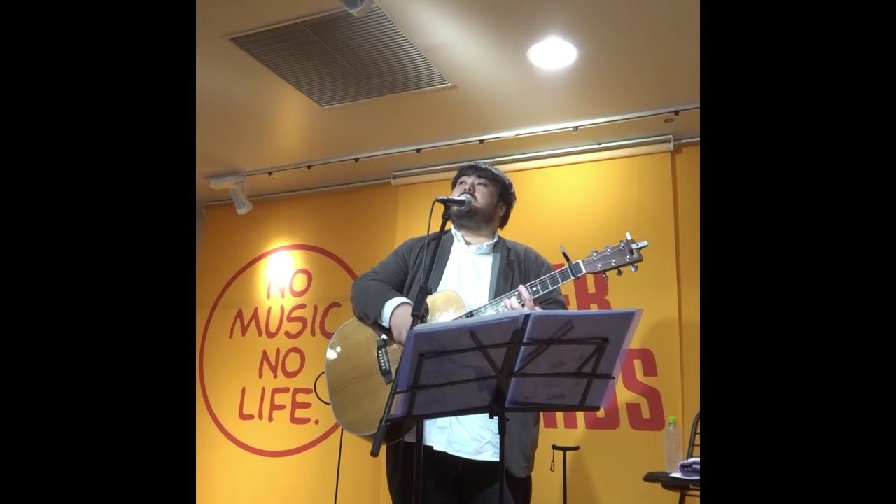 スカート（澤部 渡）　SONGS　アナログ盤発売記念　タワーレコード渋谷店　インストアライブ