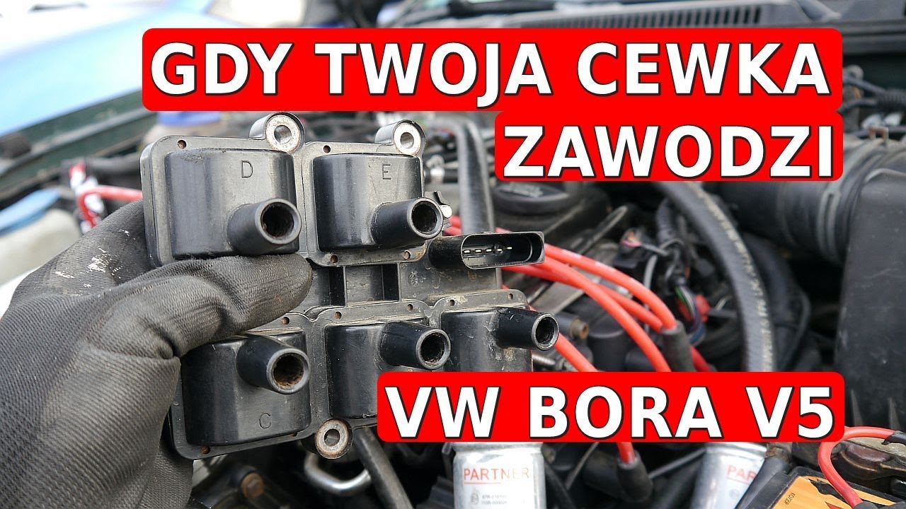 Gdy wysiada Ci cewka - kup nową chińską i wymień! - Volkswagen Bora 2.3 V5 Golf VR5 cewka zapłonowa