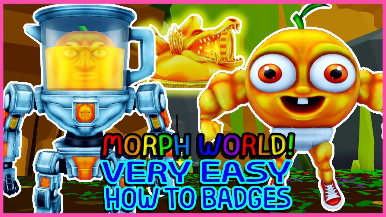 Roblox - New Update - How to Get  2  NEW MECHA ORANGE BRAINROT BOSS  Badges in Morph World