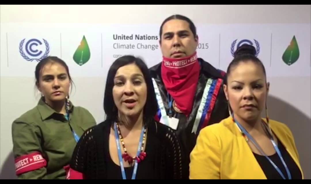 Indigenous activists speak out at COP21