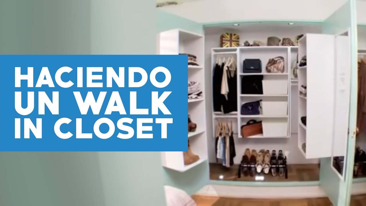 Cómo transformar un clóset en walk-in clóset