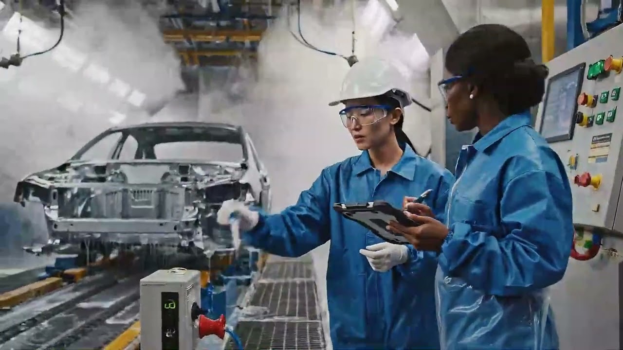 Complete Car Manufacturing Process | Step-by-Step Car Factory Production with Humans & Robots
