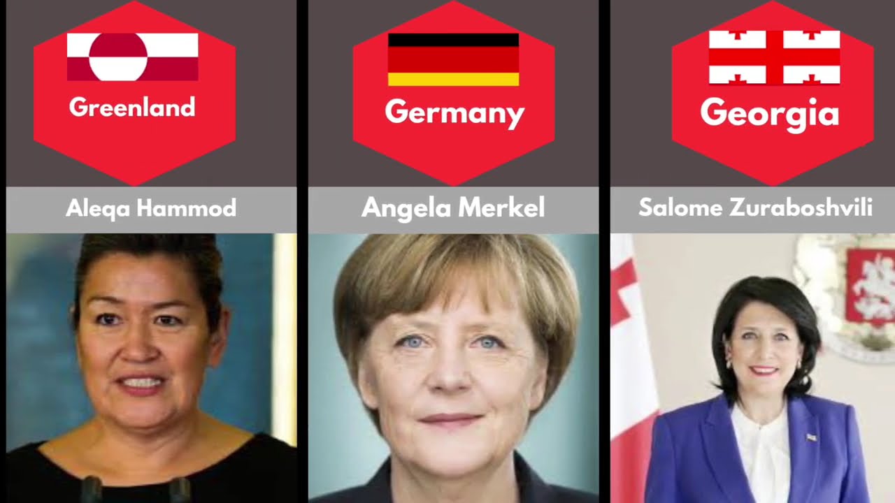 Female Leader From Different Countries
