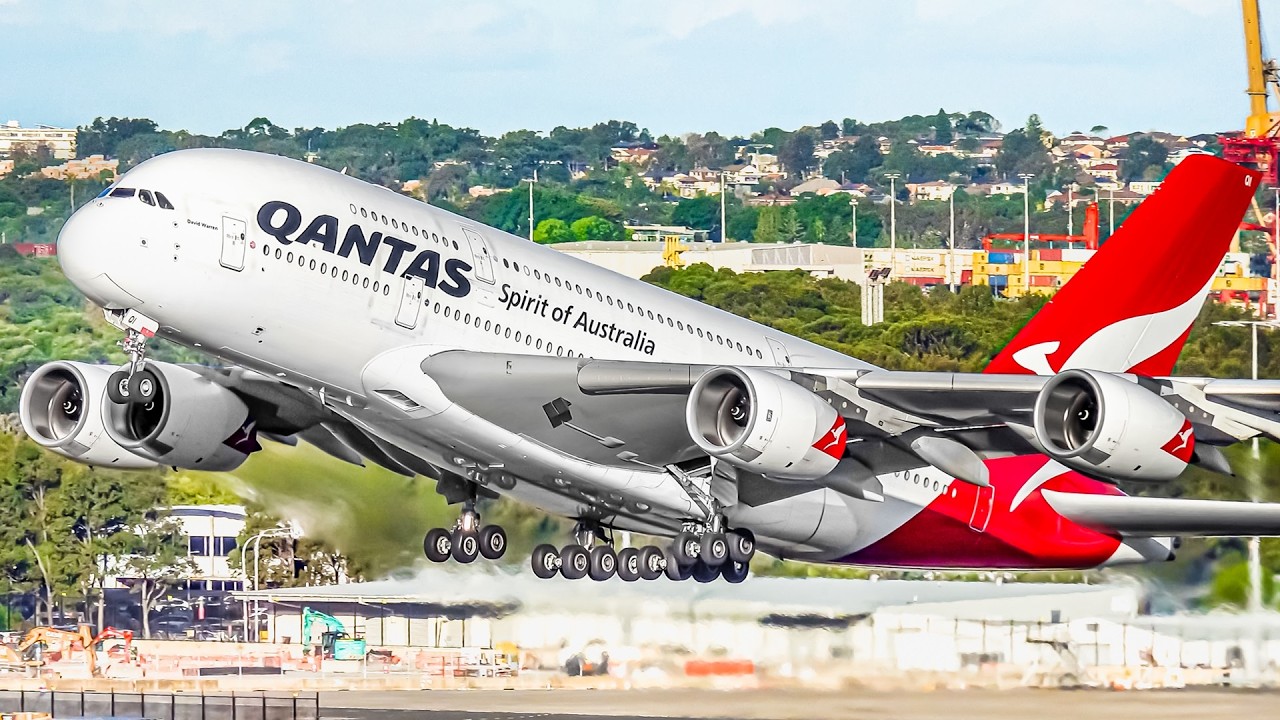 ✈️ 60 THRILLING TAKEOFFS from UP CLOSE on RUNWAY 34L 🇦🇺 Sydney Airport Plane Spotting [SYD/YSSY]