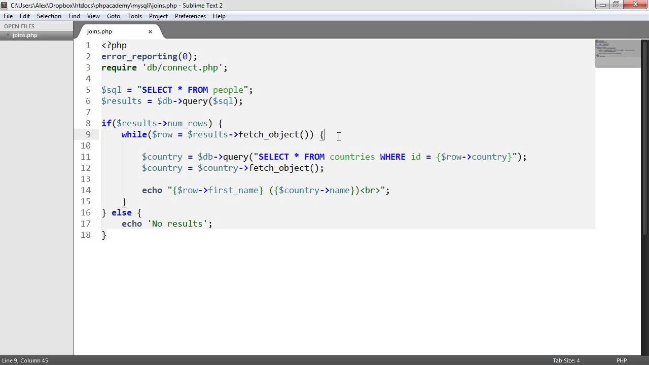 PHP и MySQL с MySQLi: соединения (часть 9/9)