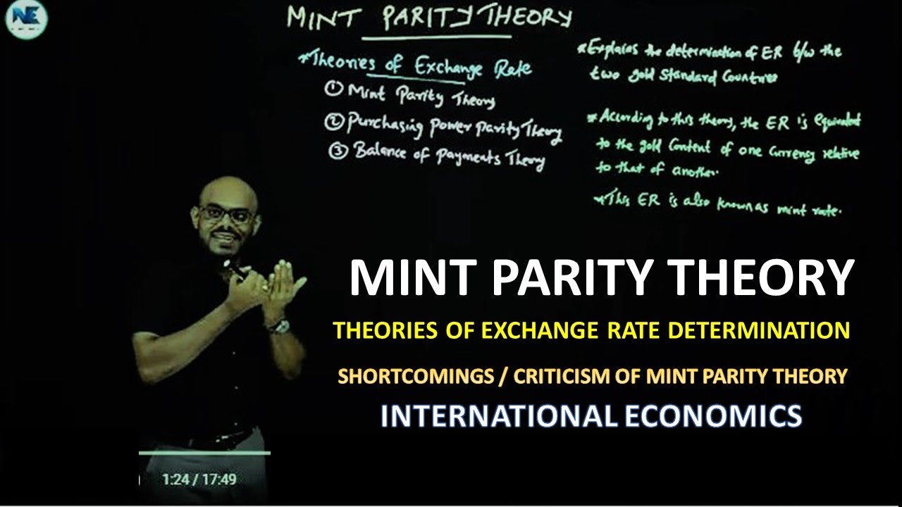 MINT PARITY THEORY - THEORIES OF EXCHANGE RATE DETERMINATION-INTERNATIONAL ECONOMICS&ndash;A TO Z ANALYSIS