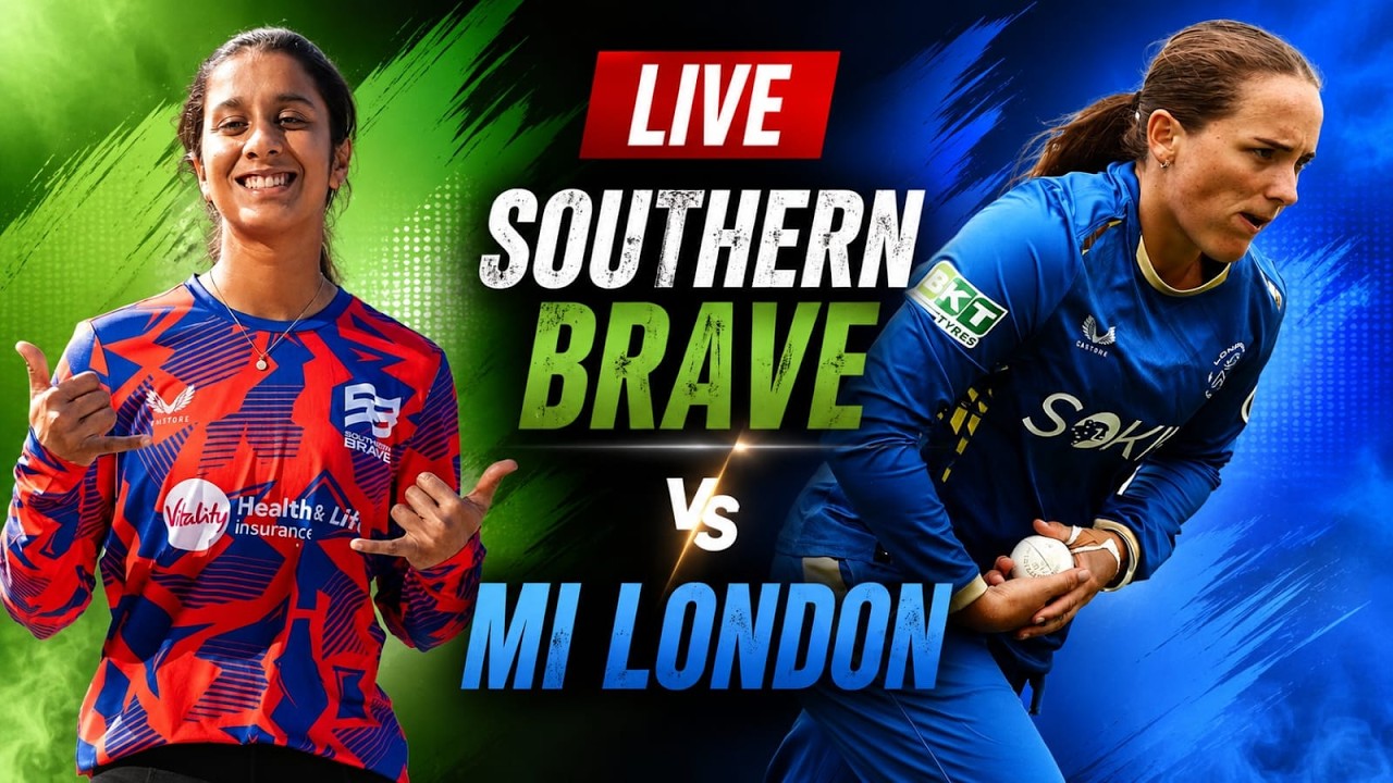 LIVE || Women's Hundred 2026: Southern Brave vs MI London, Jemimah in action