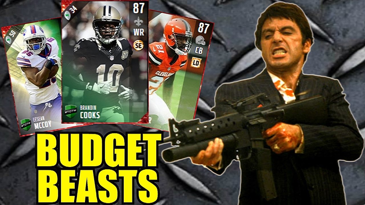 BUDGET BEASTS RELOADED! LESEAN MCCOY CANNOT BE STOPPED! Madden 17 Ultimate Team Ep. 1