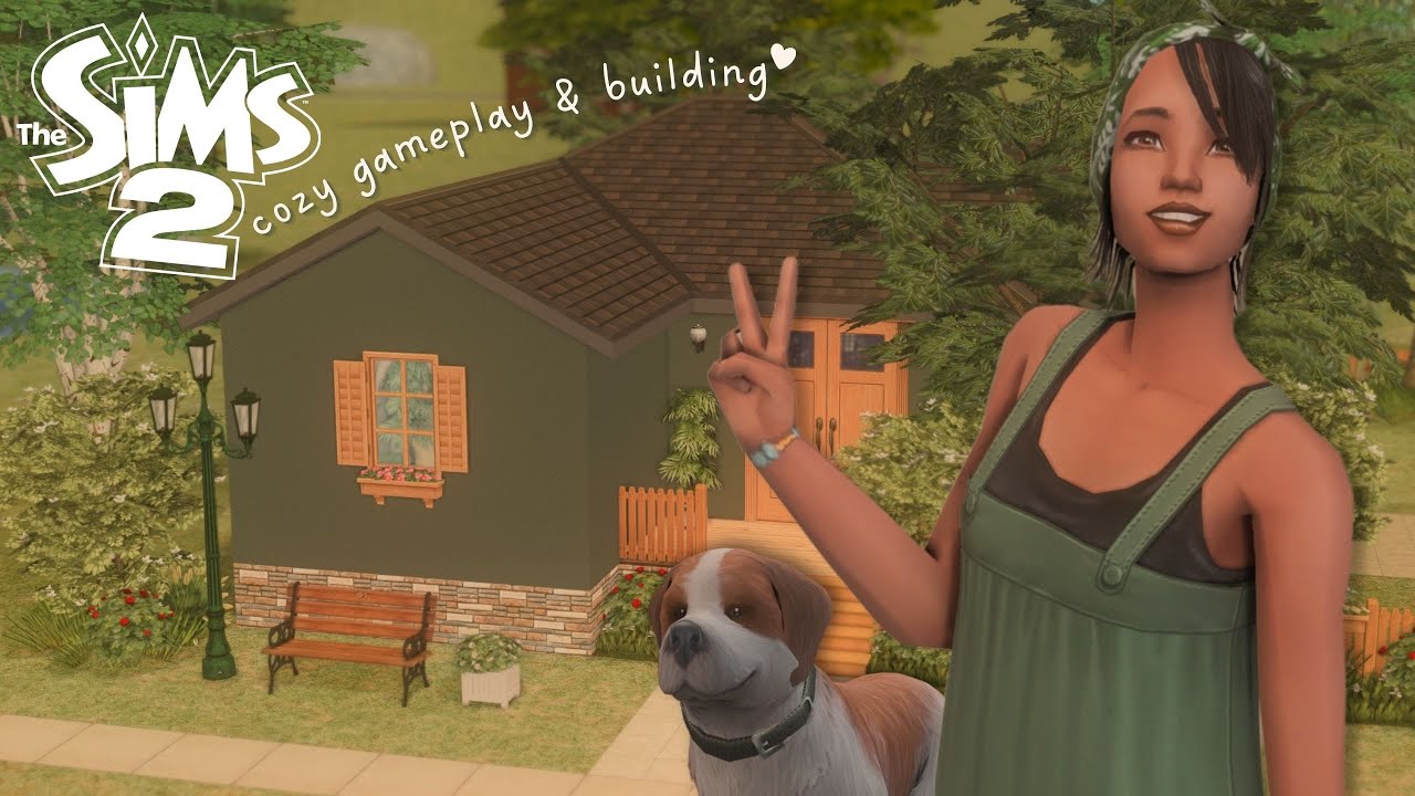 playing & building in the sims 2 for the first time in years 🤍 cozy gameplay & speed build