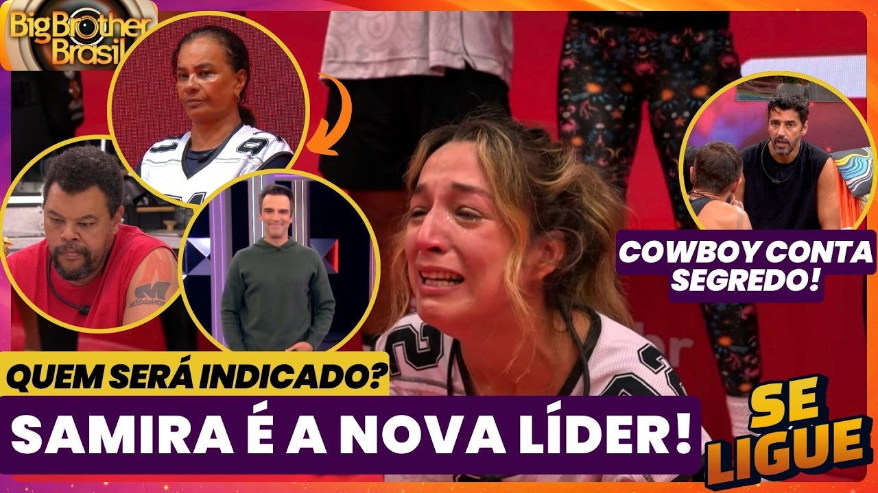 BBB 26 🔥 Prova do Líder: Samira LÍDER! Cowboy conta segredo! Solange faz carão e Tadeu pede Paz!