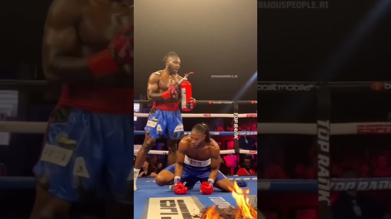 AI boxing, watch the end  #ia #ai #mma #boxing #edit #funny
