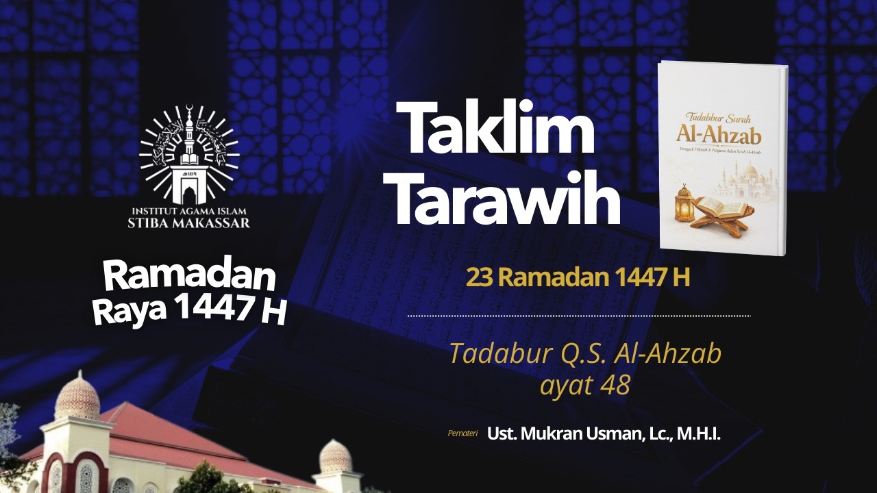 📡 LIVE - TAKLIM TARAWIH 23 Ramadan 1447 H