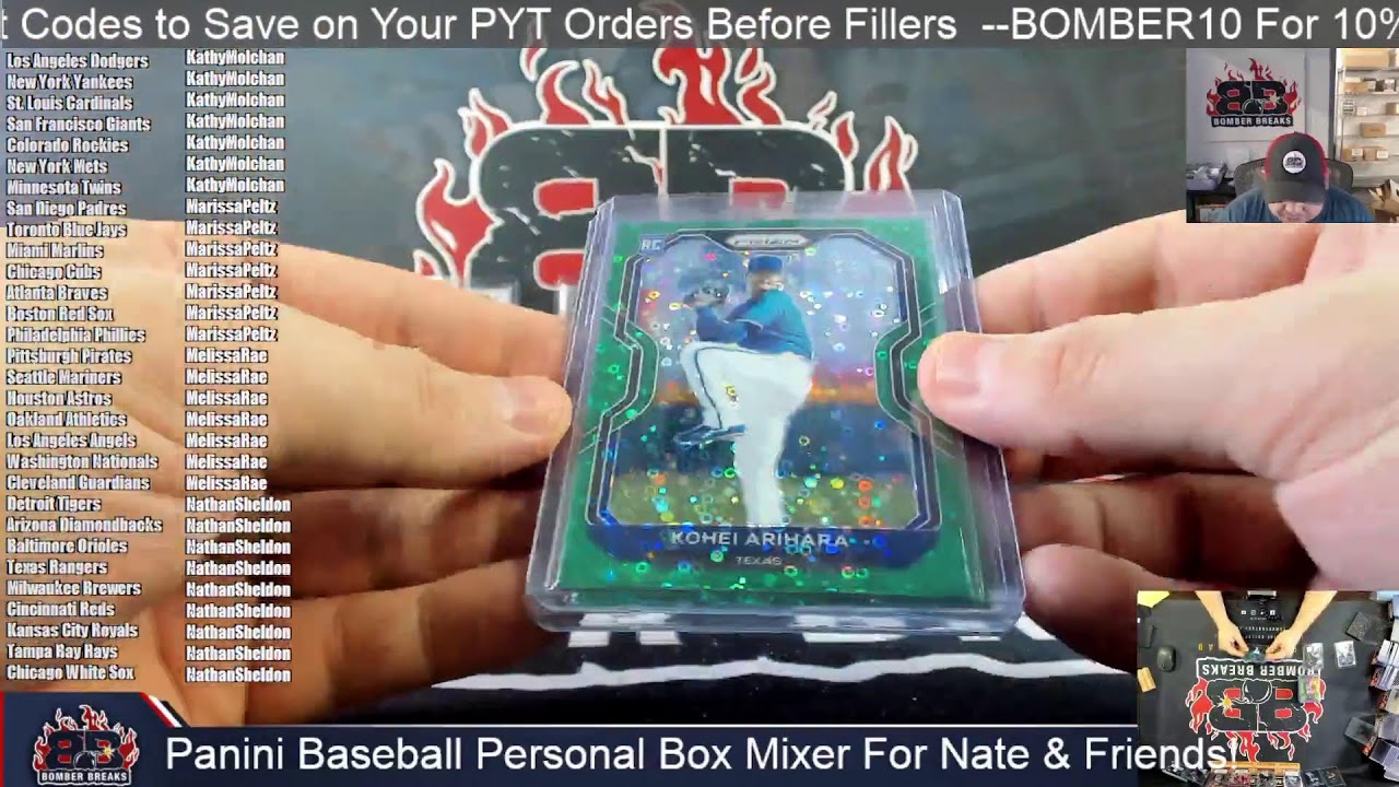 BomberBreaks Live Sports Card Rips!