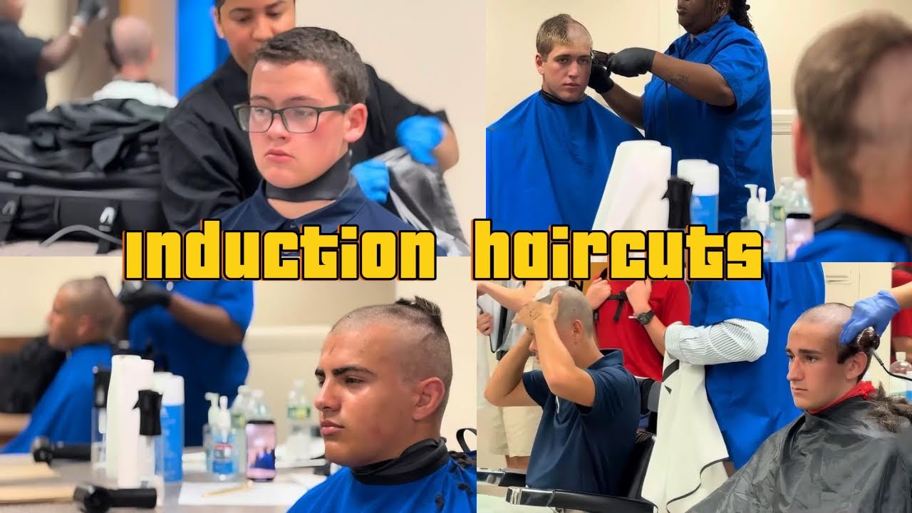 Army Barberette Shaves Cadet Bald (NO MERCY!) 🪖💥✂️