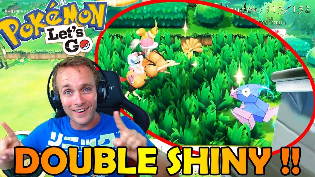 DEUX SHINYS EN MÊME TEMPS SUR POKEMON LET'S GO !! - BEST OF LIVE