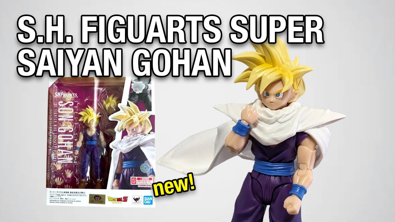 Обзор фигурки SH Figuarts Super Saiyan Gohan - The Warrior Who Surpresed Goku Dragon Ball Z