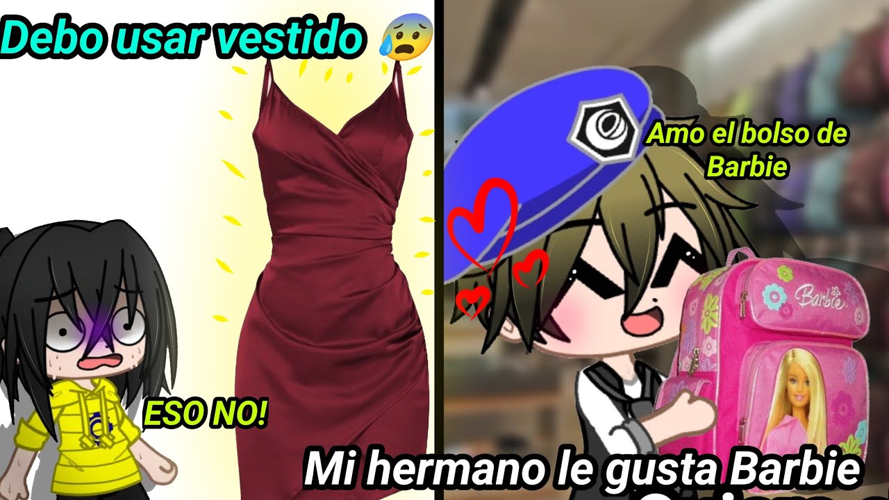Debo usar Vestido 😳/ Lukas pequeño Le Gusta Barbie 🏳️‍🌈☠️