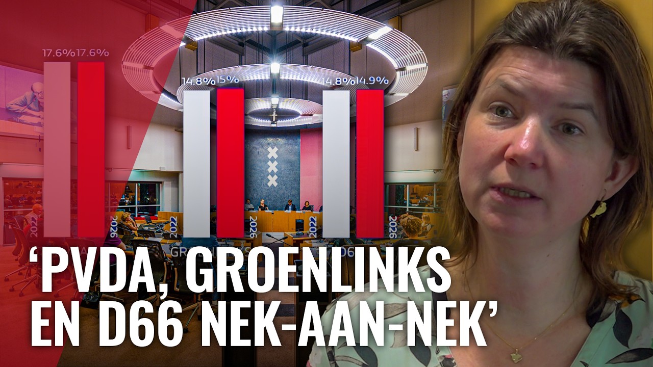 Peiling: dit stemt A'dam bij gemeenteraadsverkiezingen 2026