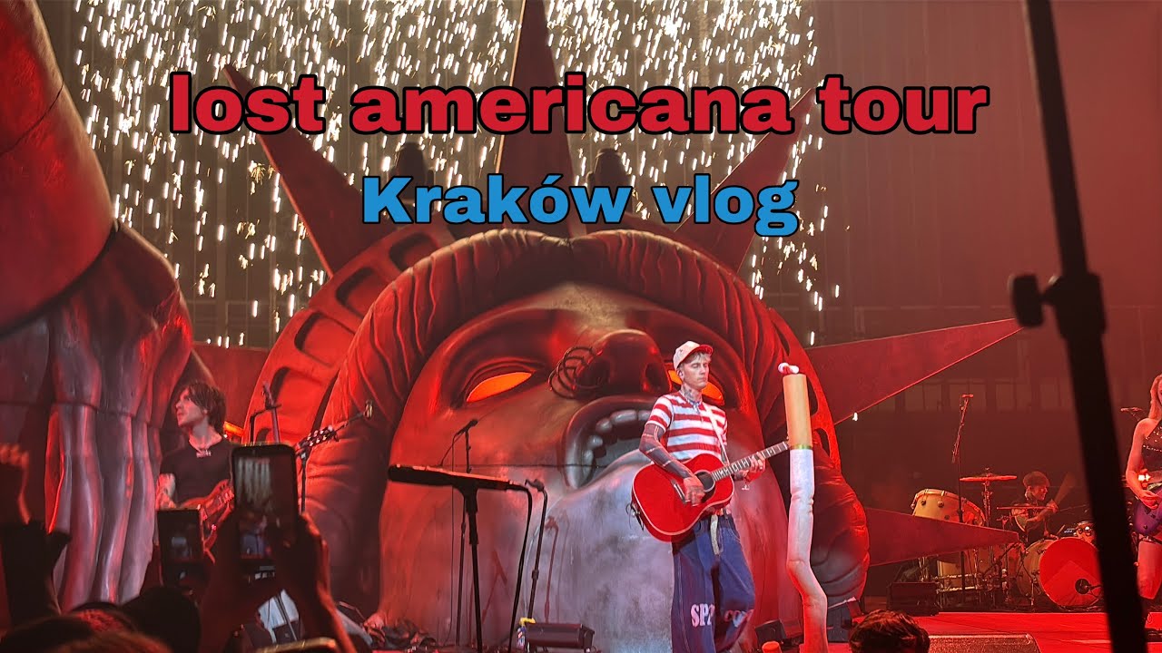 mgk lost americana tour | Kraków | vlog