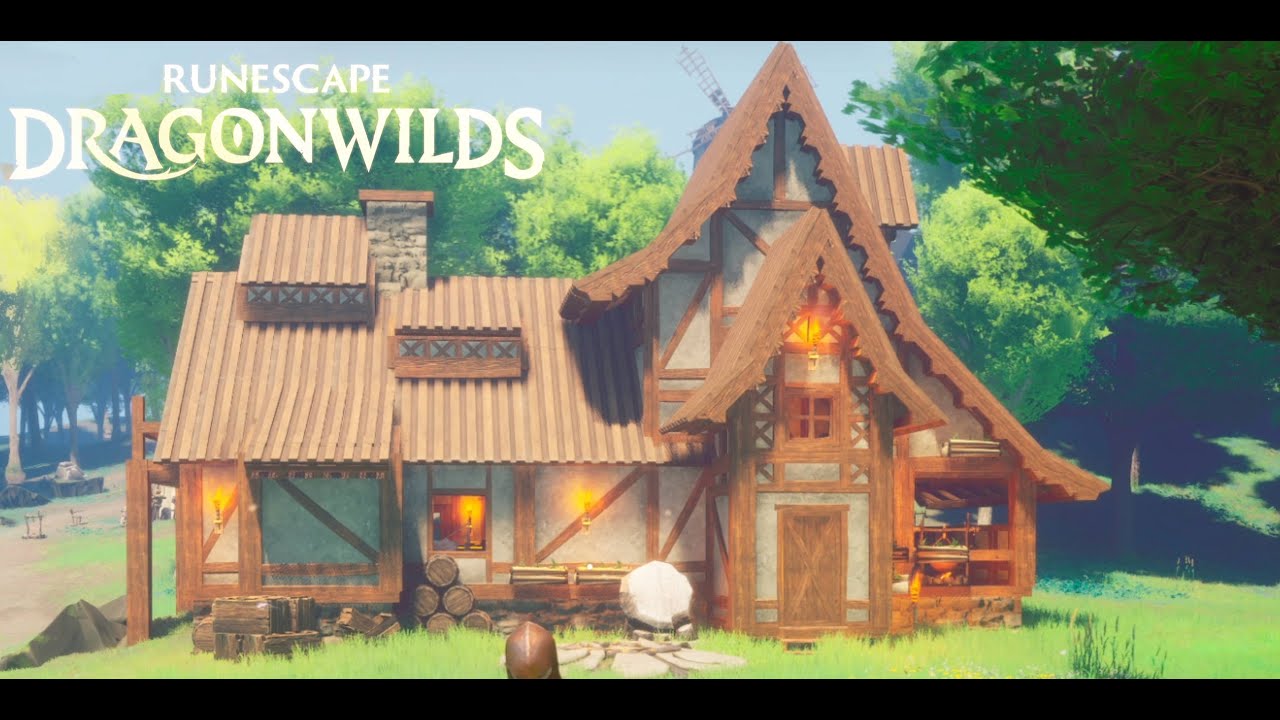 Medieval House | Runescape: Dragonwilds | Build Tutorial