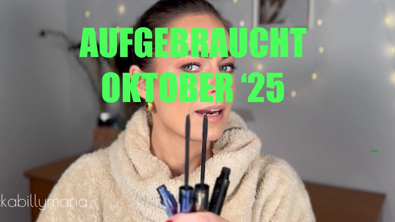 🕞 Wieder zu spät - aufgebraucht Oktober 2025 | rockabillymaria 