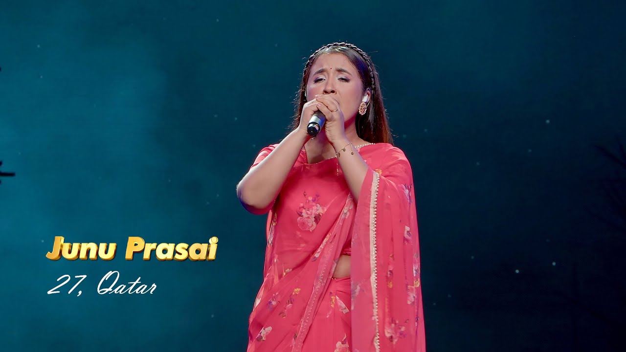 Birahale Royeko || Junu Prasai || Top 6 Finalist || MERO VOICE UNIVERSE SEASON 2 ||