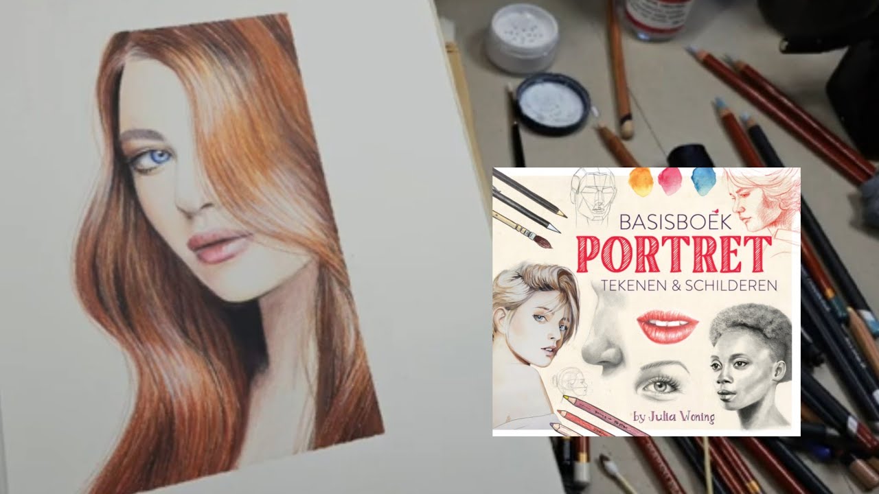 Portret in Kleurpotlood by Julia Woning