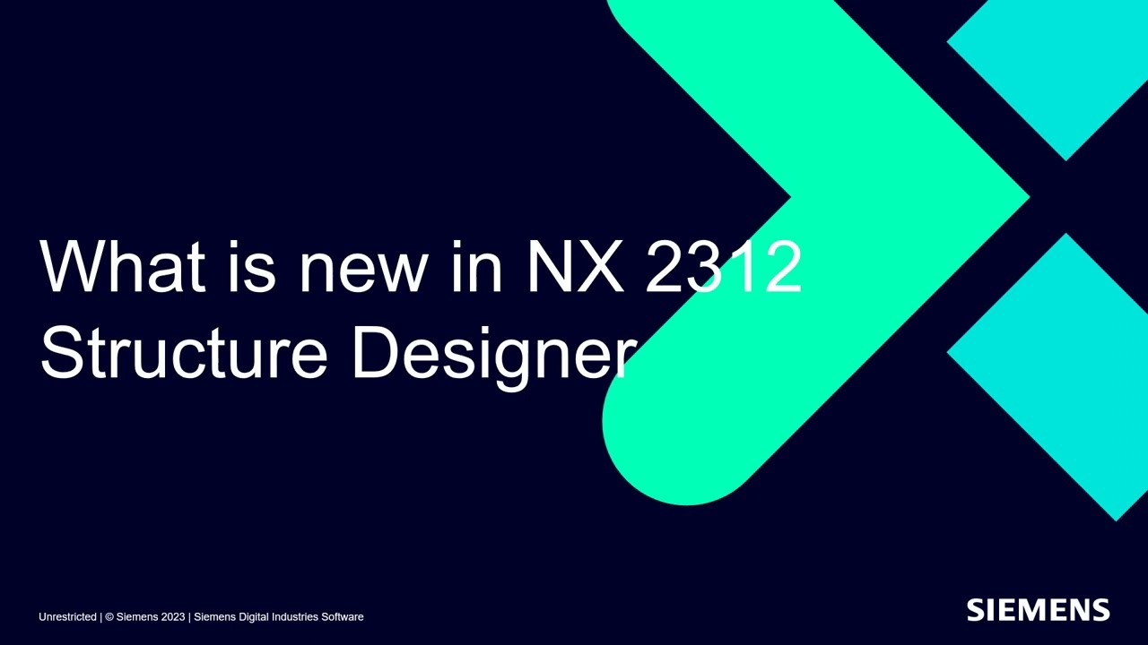 Nowości NX CAD 2312 - NX CAD Structure Designer