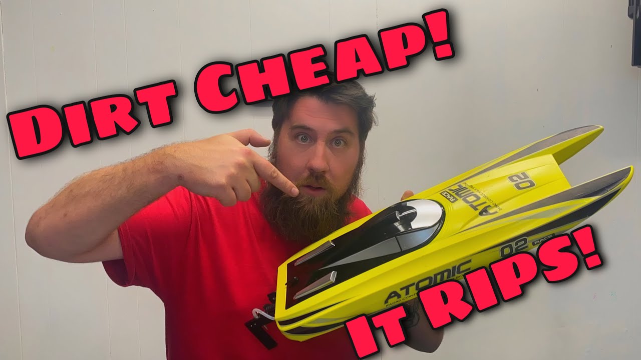 Volantex Atomic — САМЫЙ ДЕШЕВЫЙ БЕСЩЕТОЧНЫЙ RC-катер, который можно купить за деньги!