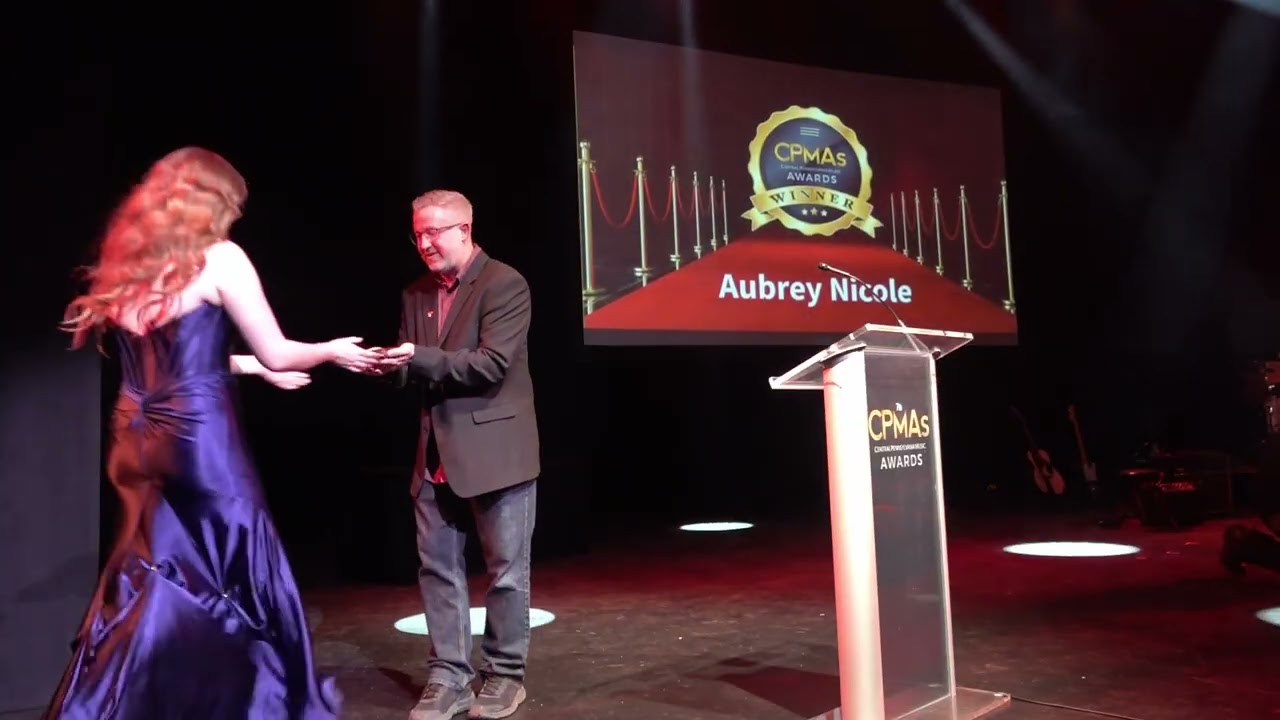 CPMAs Award for Best Female Country Artist Aubrey Nicole