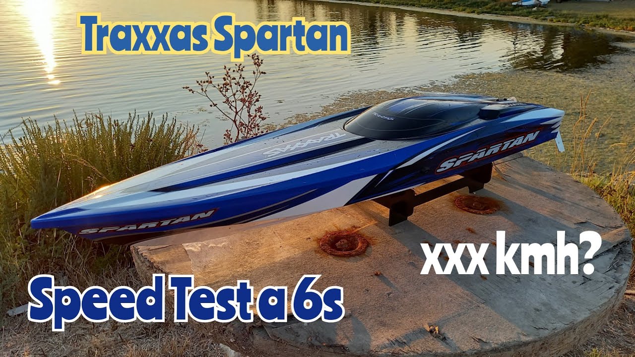 Modellismo Barca RC Velocità massima a 6s Traxxas Spartan e manutenzione finale [Speed test]