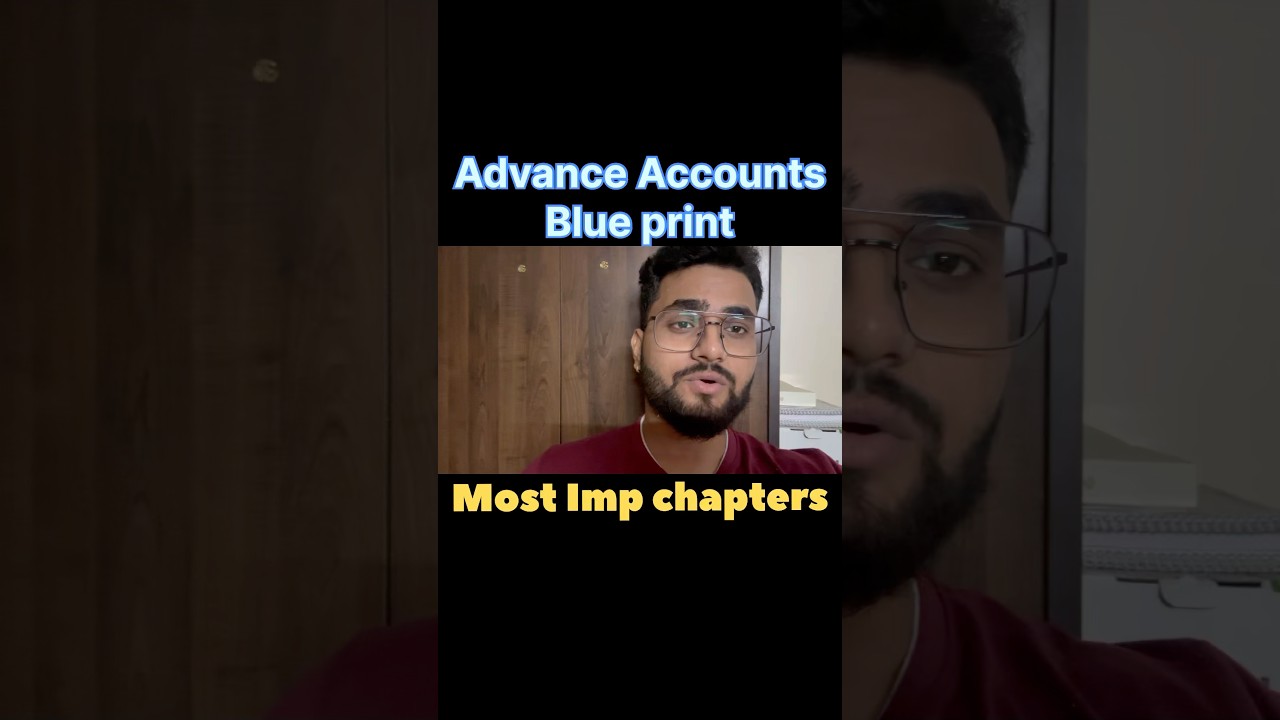 CA Inter Advance Accounts Blueprint 2026 🔥 | Most Important Chapters