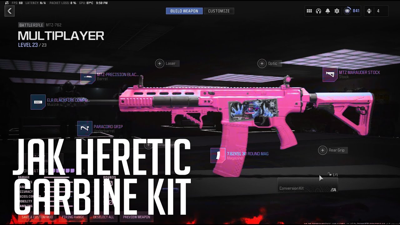 🔥JAK Aftermarket Kit for MTZ-762 Battle rifle  #mw3 #multiplayer