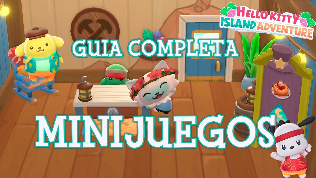 GUIA DE MINIJUEGOS 🎮🎀🌸 HELLO KITTY ISLAND AVENTURE ✨ | Nintendo Switch | En Espa&ntilde;ol