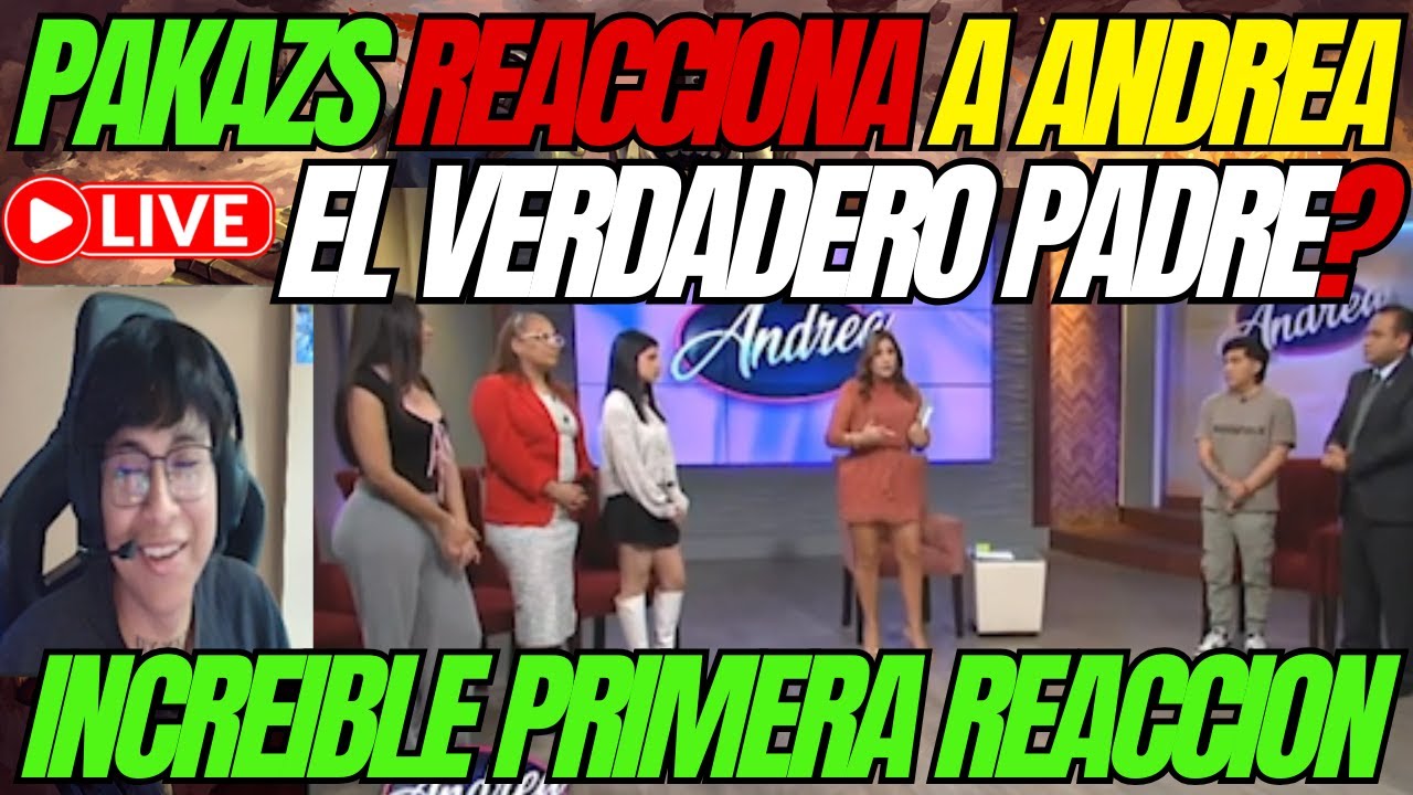 PAKAZS REACCIONA A ANDREA😲STINGER SON HERMANOS DE LEXE😲