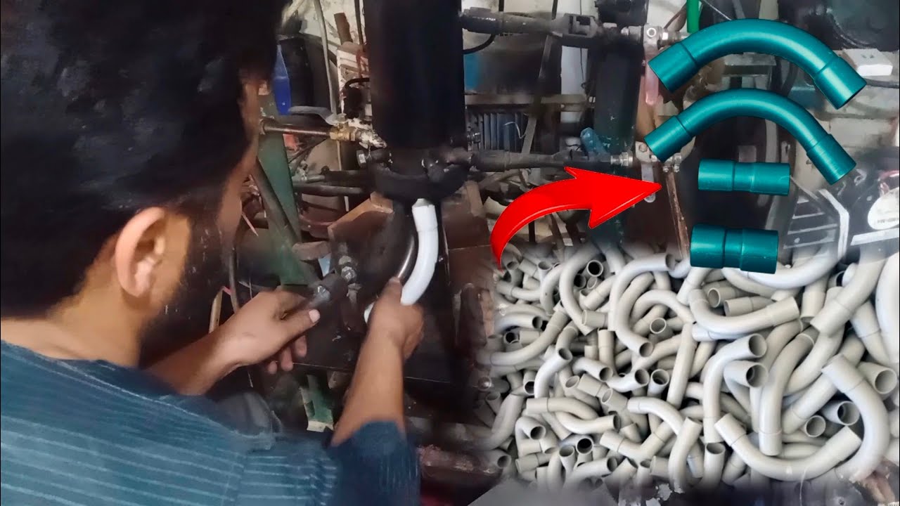 How to Manufacturing PVC Pipe ,Connector & PVC Elbows With Simple Machine|| And  How Does it work.