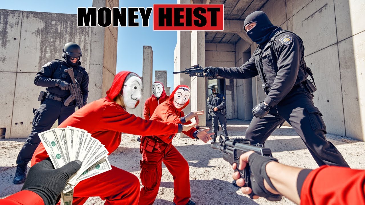 PARKOUR VS MONEY HEIST! | BAD GUYS: No ESCAPE, POLICE Close Chase (BELLA CIAO REMIX) | Epic POV