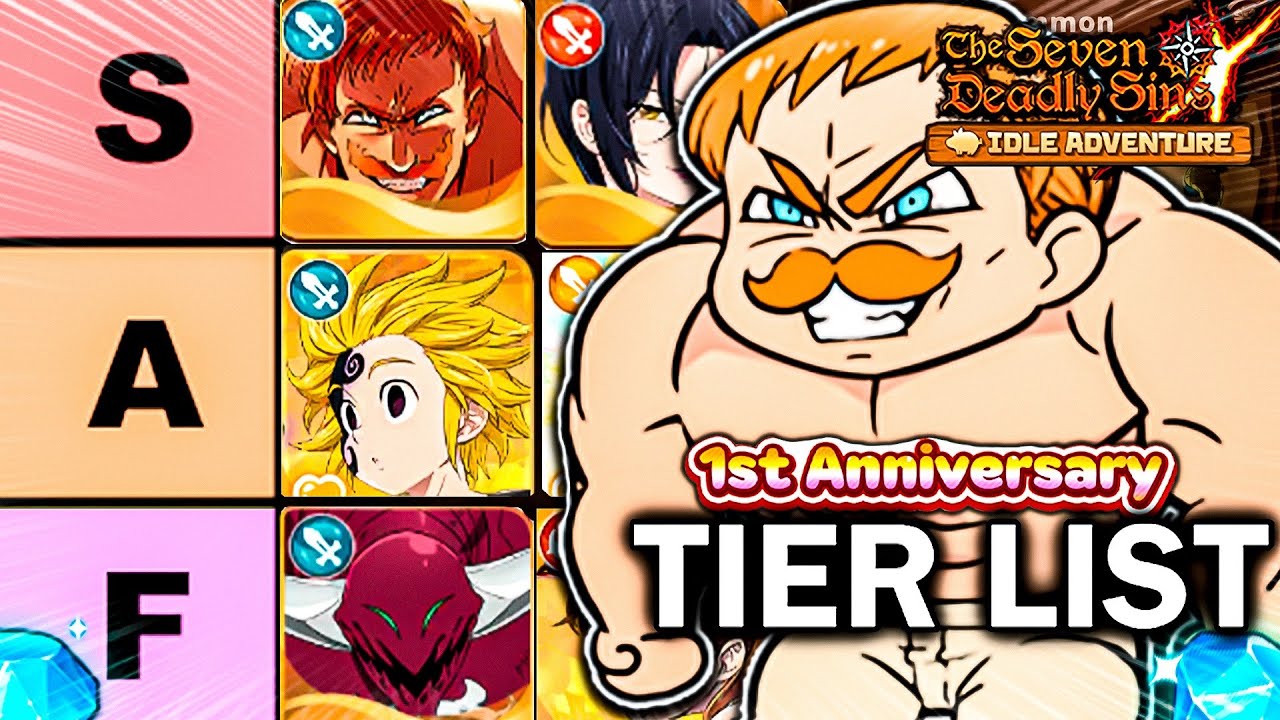 1° ANIVERSARIO TIER LIST 7DS IDLE!!! 📈 TOP MEJORES PERSONAJES! 🙂 | Seven Deadly Sins: Idle Adventure