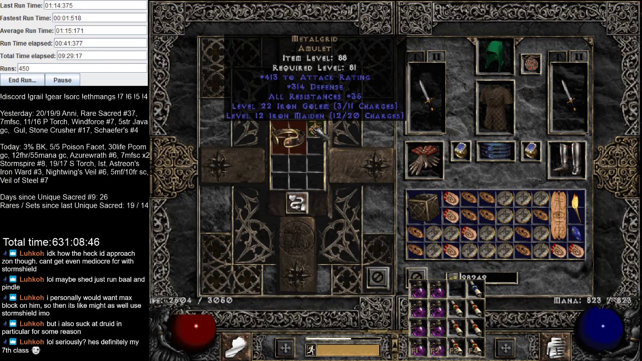 Diablo 2 - Grail #3 Final 20 Items - Metalgrid (3)